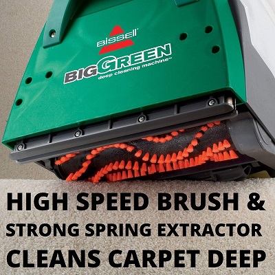 carpet cleaner rental brush and extractor bissell big green